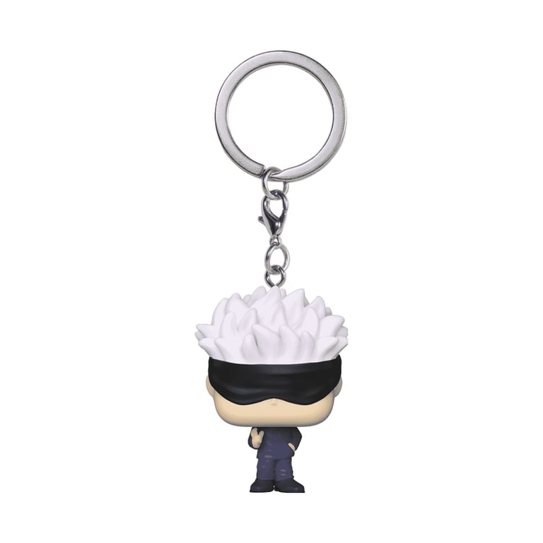 Funko Pop! Keychain: JJK Satoru Gojo Jujutsu Kaisen Mini Figurine en Vinyle à Collectionner Porte clés Fantaisie Cadeau de Noël Idée de Cadeau Produits Officiels Anime Fans