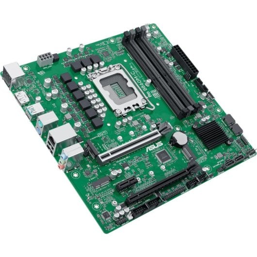 ASUS PRO B860M C CSM Carte mère micro ATX Socket LGA1851 B860 Chipset USB C 3.2 Gen 1 USB 3.2 Gen 1 USB 3.2 Gen 2 Gigabit LAN carte graphique embarquée unité centrale requise ... - vue 4