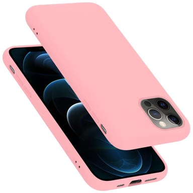 Coque pour Apple iPhone 13 PRO en LIQUID PINK Housse de protection Étui en silicone TPU flexible