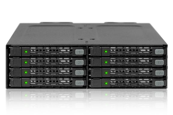 Icy Dock MB998SP-B boîtier de disques 0 To Noir