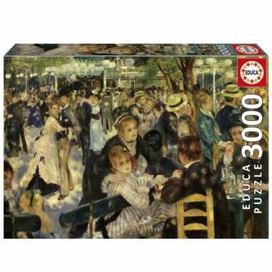 Puzzle - EDUCA - Danse Au Moulin De La Galette - 3000 pezzi - 120 x 85 cm - a partire da 15 anni
