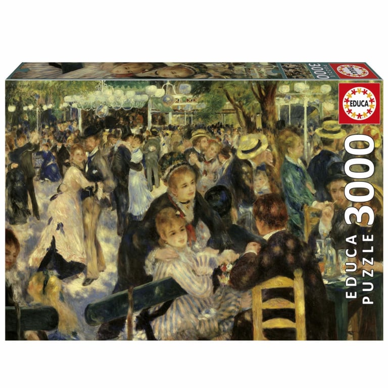 Puzzle EDUCA Danse Au Moulin De La Galette 3000 pièces 120 x 85 cm À partir de