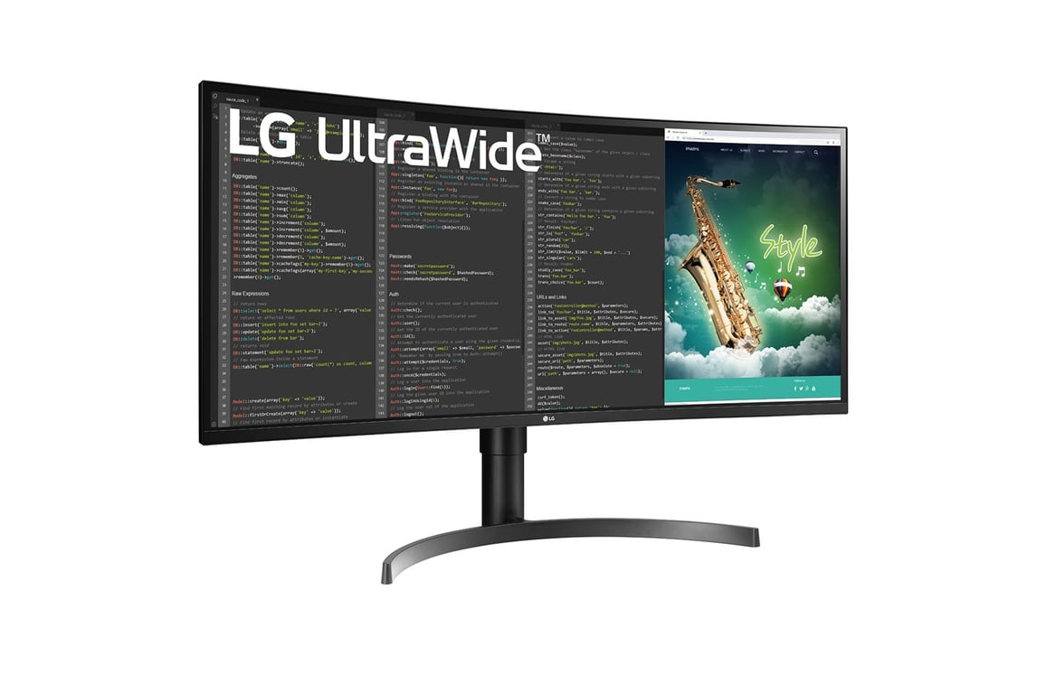 LG 35WN75CN-B écran plat de PC 88,9 cm (35 ) 3440 x 1440 pixels Quad HD LED Noir - Neuf