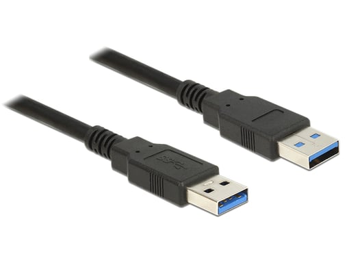 DeLOCK 85061 Cavo USB 1,5 m USB 3.2 Gen 1 (3.1 Gen 1) USB A Nero