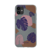 Coque antibactérienne vegan bio 100 % zéro déchet pour Apple iPhone 11, Feuillage de la Jungle
