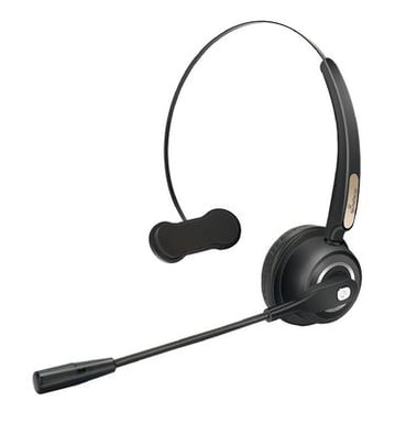 MediaRange MROS305 écouteur/casque Sans fil Arceau Bureau/Centre d'appels Bluetooth Noir