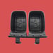 TM Electron TMPFR 200 friteuse Double 8 L Autonome 1700 W Friteuse d'air chaud Noir, Acier inoxydable