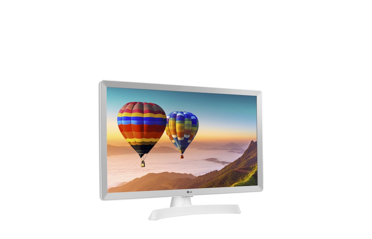 LG 24TN510S WZ Téléviseur Moniteur Intelligent 24" écran LED HD 1366 x 768 16:9 DVB T2CS2 WiFi Miracast 2 x HDMI 1.4 1 USB 2.0 Optique LAN RJ45 VESA 75 x 75 - vue 3