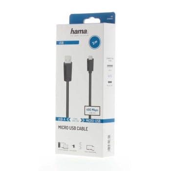 cavo micro-USB, USB 2.0, 480 Mbit/s, 3,00 m