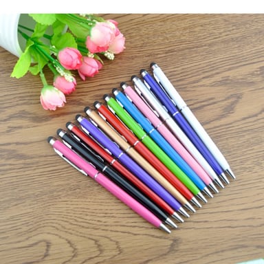 iLike PN1 Stylet tactile capacitif universel 2 en 1 avec stylet (smartphone et tablette PC) violet