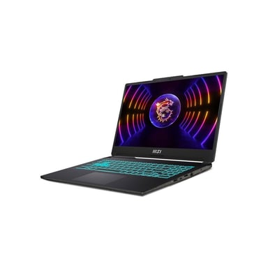 Ordinateur portable gaming MSI Cyborg 15 A13VE-2093XFR i7-13620H 16Go DDR5 512Go NVMe RTX 4050 6Go FreeDOS Noir translucide