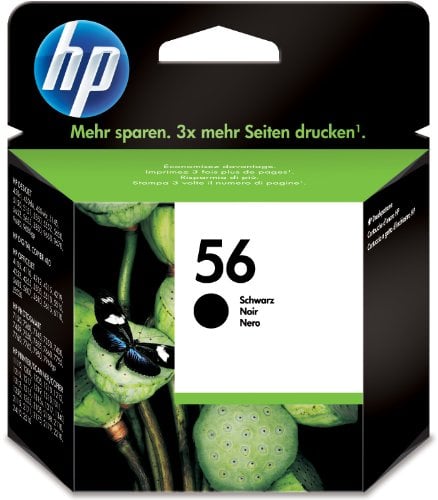 HP 56 Cartouche d'Encre Noir Authentique (C6656AE) - Neuf