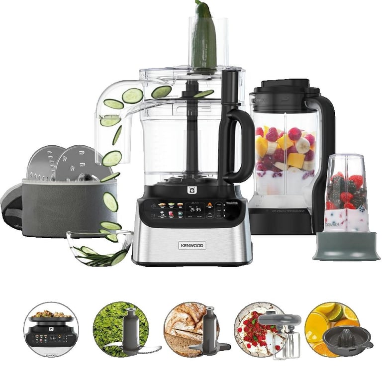 Robot Multifonction Kenwood 3L Gris Inox - Neuf