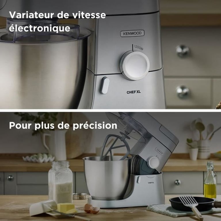 Robot pâtissier Chef Blender + Hachoir métal KENWOOD KVL4170S Coloris - vue 4