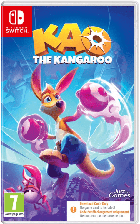 Kao The Kangaroo Nintendo Switch Code de Téléchargement Uniquement. Ne contient pas de cartouche de jeu !
