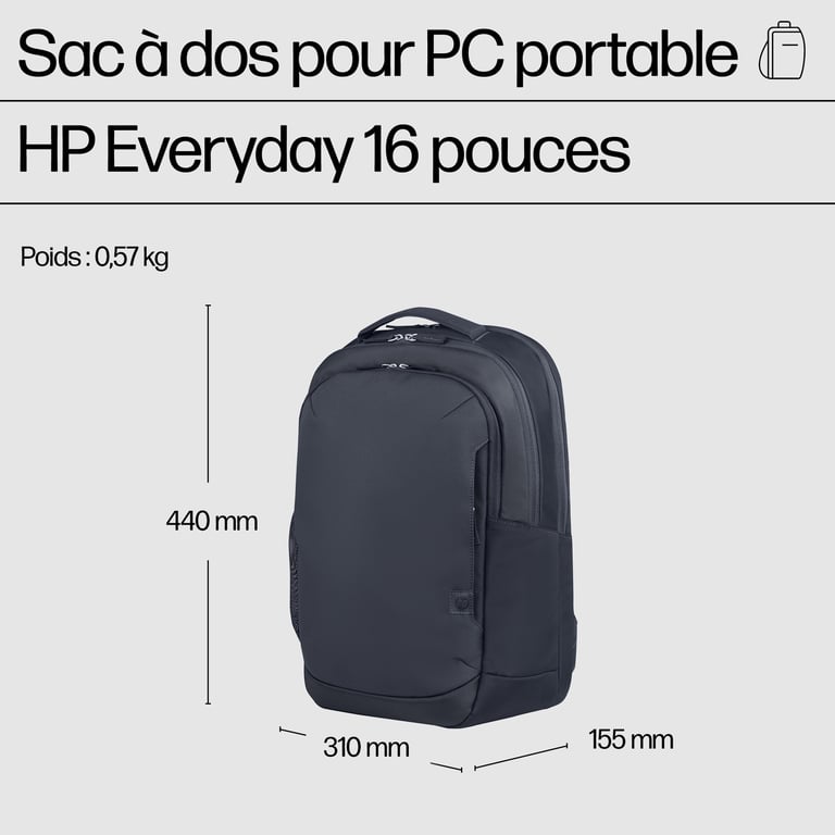 HP Sacoche HP EVDAY 16 - vue 3