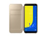 Samsung EF-WJ600 coque de protection pour téléphones portables 14,2 cm (5.6'') Étui avec portefeuille Or Samsung Galaxy J6 (2018)