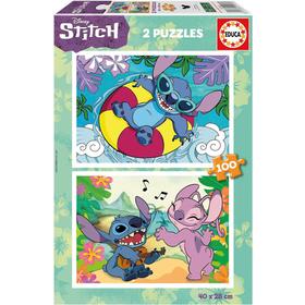 Educa Disney | Ensemble de 2 Puzzles pour Enfants avec 100 pièces. Mesure: 40 x 28 cm. Recommandé de 19998 - vue 1