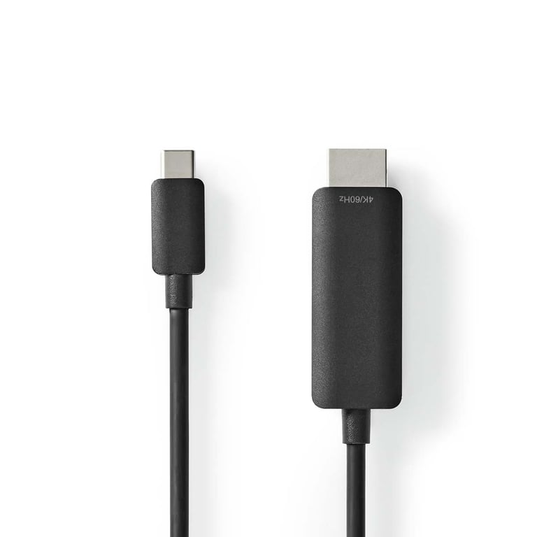 Nedis CCGL64655BK20 câble vidéo et adaptateur 2 m USB Type-C HDMI