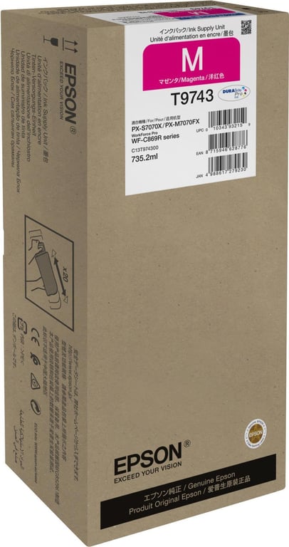 Epson Cartouche d'encre T9743 - vue 7
