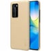 Nillkin Funda para Huawei P40 Serie Super Frosted Shield Compatible con Carga Qi Dorado