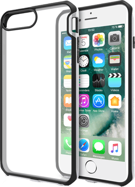 Guscio rigido Itskins Venum con contorni neri e argento per iPhone SE (2020)/8/7/6S