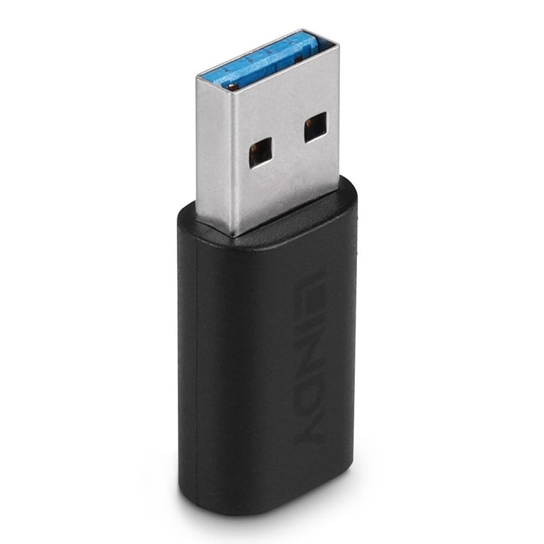 Lindy 41904 changeur de genre de câble USB 3.2 Type A USB 3.2 Type C Neuf