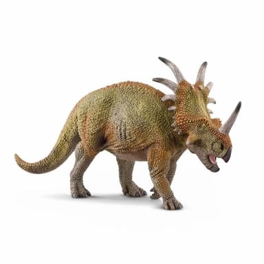 Schleich Figurine Styracosaure avec détails réalistes jouet inspirant limagination 15033 Dinosaurs pour enfants dès 4 ans Multicolore pour garçon - vue 3