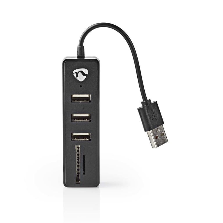 Nedis UHUBCU2340BK hub & concentrateur USB 2.0 Neuf