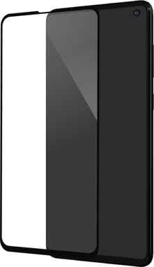 Protector de pantalla de vidrio templado (100% cobertura de superficie) para Samsung Galaxy S10e, Negro