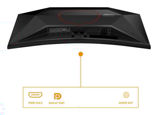 AOC G4 C27G42E écran plat de PC 68,6 cm (27'') 1920 x 1080 pixels Full HD LED Noir, Rouge