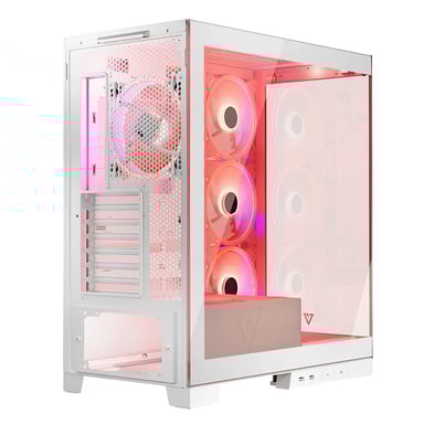 Modecom Volcano SPACE APEX ARGB MIDI Midi Tower Blanco