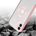Coque pour Apple iPhone 12 en Transparent - Rose Housse de protection Étui en silicone TPU flexible avec application Chrome