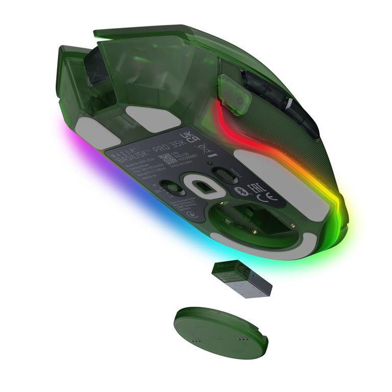 Razer Basilisk V3 Pro 35K souris Gaming Droitier RF Wireless + Bluetooth + USB Type-A Optique 35000 DPI - Neuf