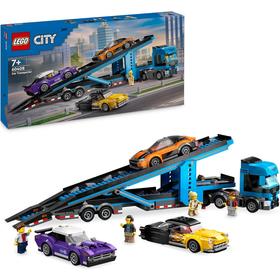 Camion de Transport de Voitures de Sport LEGO City 60408 - Jeu Créatif pour Enfants - Neuf