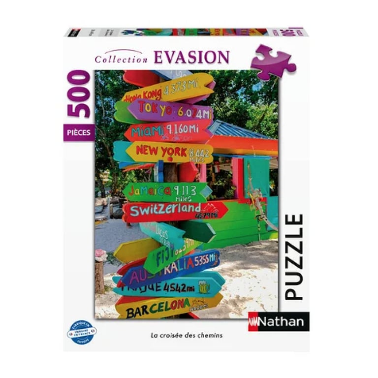 Puzzle 500 pièces : La croisee des chemins Ravensburger Nathan - vue 10