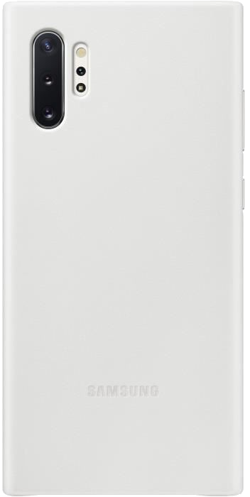 Coque cuir Blanc Note10+