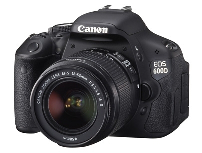 Canon EOS 600D + EF-S 18-135mm Kit d'appareil-photo SLR 18 MP CMOS 5184 x 3456 pixels Noir