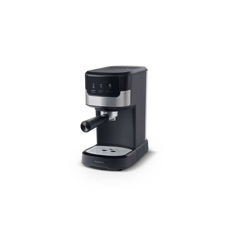 Radiola Raes2315bx - Noir/inox - Machine Expresso 2 Tasses - 15 Bars - Réservoir 1,25l Gris - vue 2