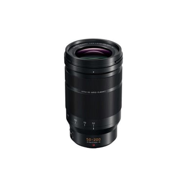 Objetivo híbrido Panasonic Lumix Leica DG Vario Elmarit 50 200 mm f 2.8 4.0 ASPH Power O.I.S negro