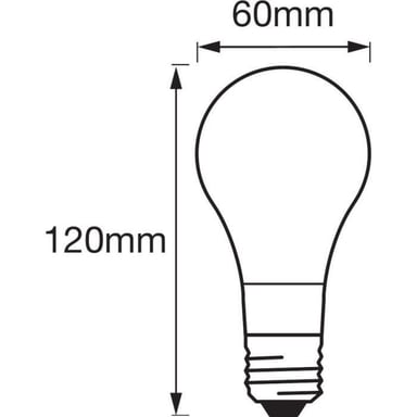 LEDVANCE Smart+ Bluetooth Filo standard 60W E27 Potenza variabile Lampadina