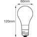LEDVANCE Smart+ Bluetooth Filo standard 60W E27 Potenza variabile Lampadina