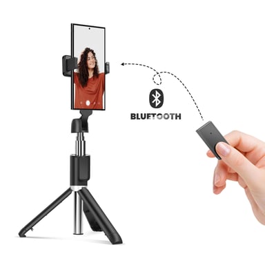 Palo per selfie Bluetooth con telecomando e treppiede originale