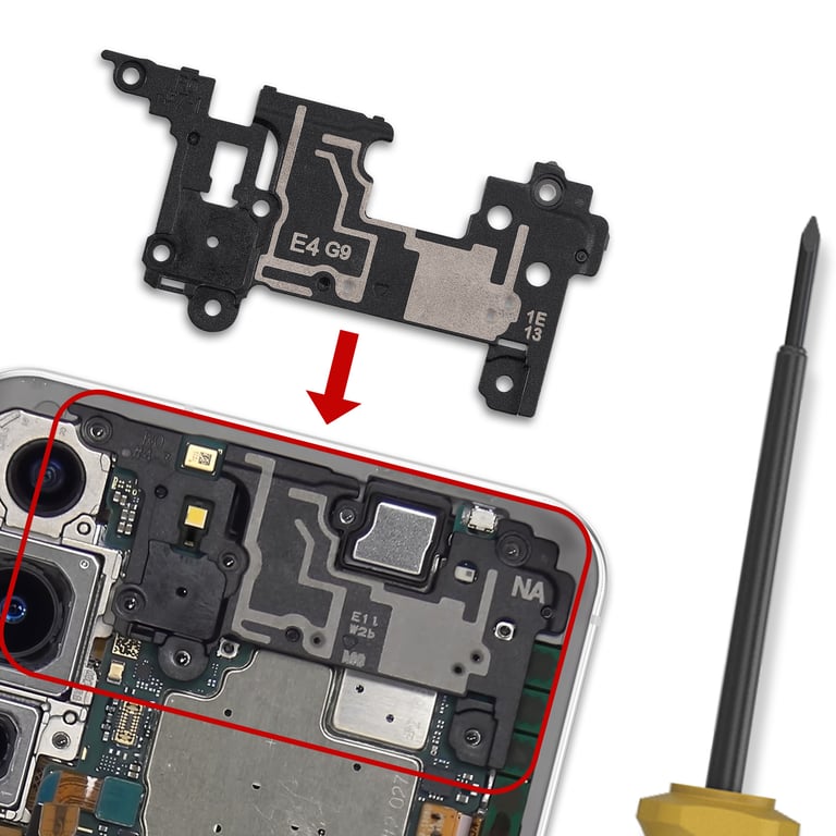 Samsung Antenne Réseau Supérieure de Remplacement pour Galaxy S22 Service Pack - vue 3