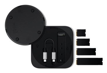 Satechi ST-EU4SNSS caja para disco duro externo Caja externa para unidad de estado sólido (SSD) Gris M.2