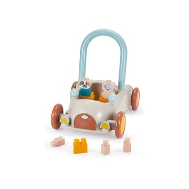 Trotter ECOIFFIER BB Abrick con 16 accessori impilabili - Per i primi passi - Beige/blu pastello