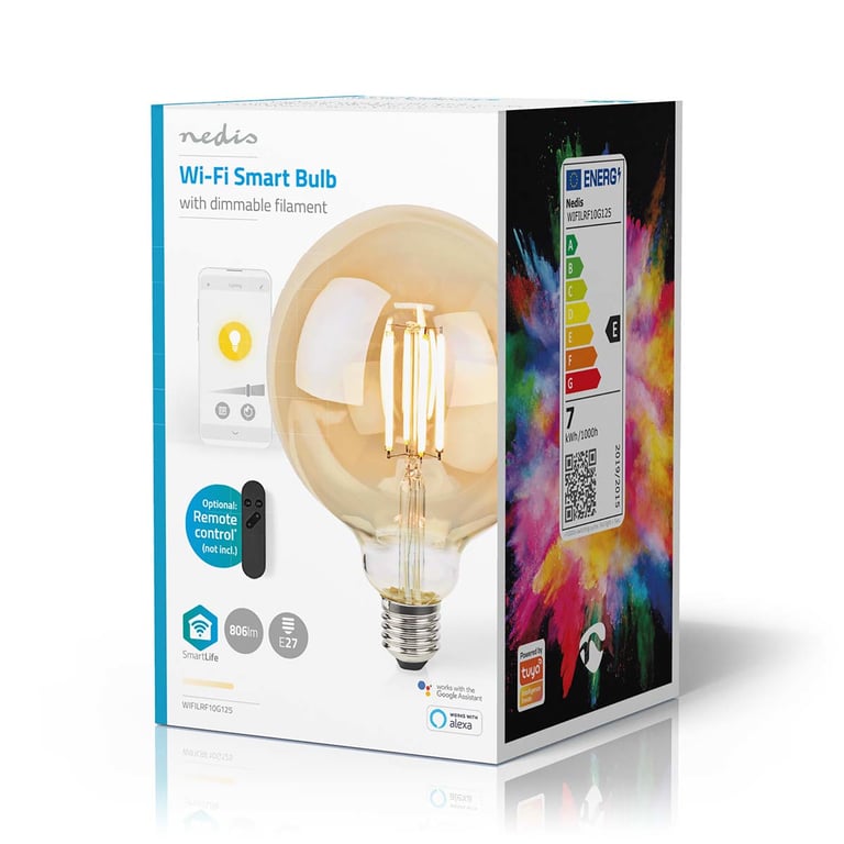 Ampoule Connectée Wi Fi LED 806lm E27 SmartLife Forme de Globe Neuf - vue 2