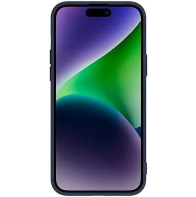 Coque pour iPhone 15 Plus Soft Touch Compatible MagSafe Bleu nuit