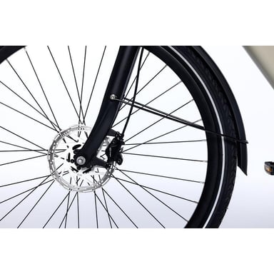 Bicicleta eléctrica urbana, Urb-e 28'', Aluminio SHIMANO 7V, Autonomia hasta 80km  &  Batería 36V 13Ah