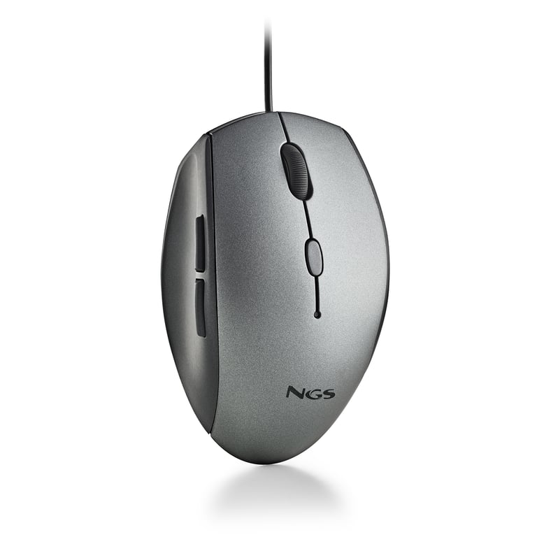 Souris NGS MOTH GRAY – Ergonomique, 1600 DPI, Filaire, Droitier - vue 2